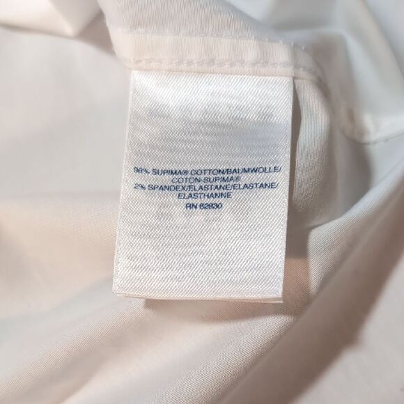 Lands' End White Long Sleeve Blouse Ladies Size 6 - Picture 6 of 11